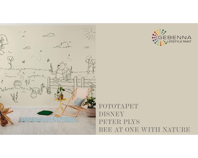 Fototapet Disney Peter Plys Bee at one with nature